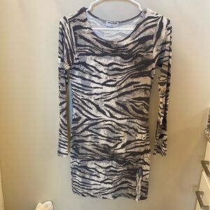 Revolve Print Fitted Dress